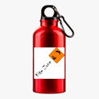 Металлическая бутылка 400 мл UV-DTF