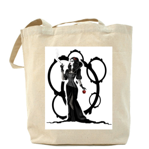 Сумка шоппер с принтом Белоснежка