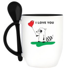 Кружка с ложкой