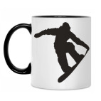 Кружка двухцветная