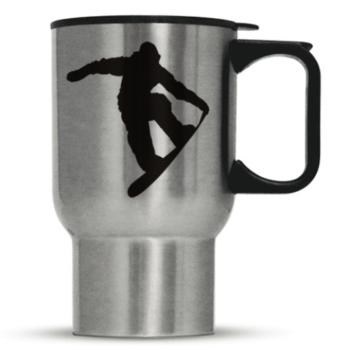 Кружка-термос с принтом Snowboard