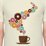 Кофе с пончиками