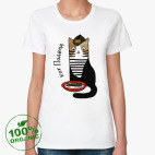 Женская футболка органик