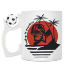 Кружка с футбольным мячиком