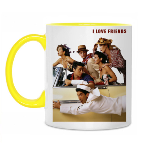 Кружка с принтом Друзья