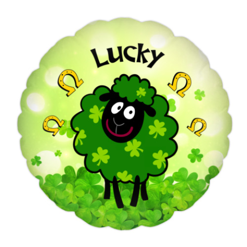 Подушка с принтом Lucky Ireland