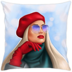 Арт «стильная леди»