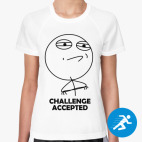 Женская спортивная футболка