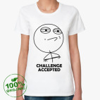 Женская футболка органик