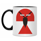 Кружка двухцветная