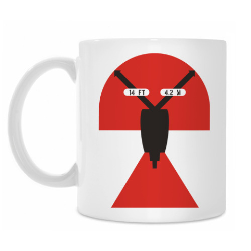 Кружка с принтом JET BLAST