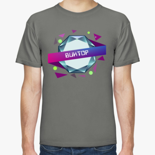 Футболка с принтом Виктор