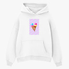 Толстовка худи оверсайз