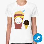 Женская спортивная футболка