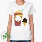 Женская футболка органик