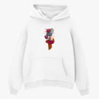 Толстовка худи оверсайз