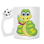 Кружка с футбольным мячиком