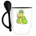 Кружка с ложкой