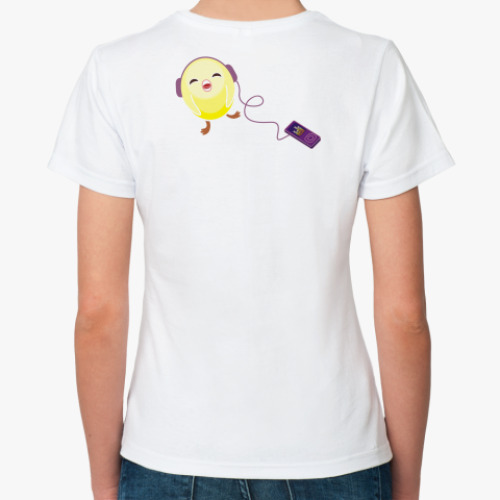 Классическая футболка с принтом   'Цыпа'