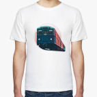Классическая футболка Арт с вагоном Еж3