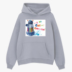 Толстовка худи оверсайз