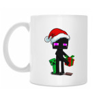 Эндермен из майнкрафта поздравляет с Новым Годом!