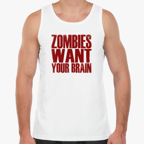 Майка с принтом Zombies