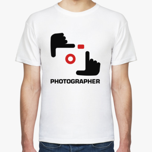 Футболка с принтом Я фотограф