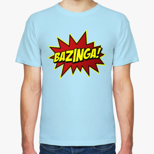 Футболка с принтом Bazinga!