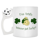 Кружка с футбольным мячиком