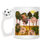 Кружка с футбольным мячиком