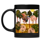 Кружка цветная UV-DTF