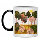 Кружка двухцветная