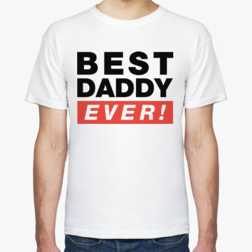 Футболка с принтом Лучший Папа