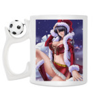 Кружка с футбольным мячиком