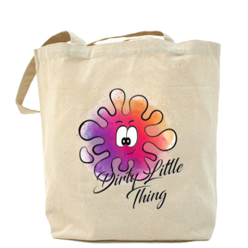 Сумка шоппер с принтом Грязная штучка