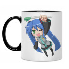 Кружка двухцветная