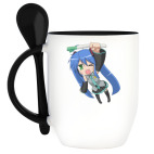 Кружка с ложкой