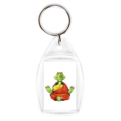 Брелок с принтом Черепаха на медитации