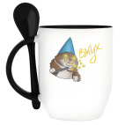 Кружка с ложкой