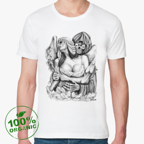 Футболка из органик-хлопка с принтом Reaper Embrace