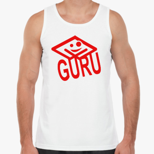 Майка с принтом ГУРУ