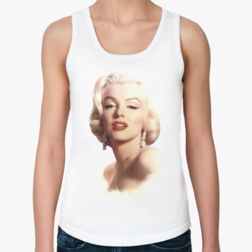 Женская майка с принтом Marilyn pop art