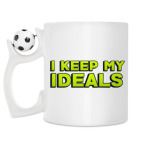 Кружка с футбольным мячиком