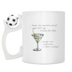 Кружка с футбольным мячиком