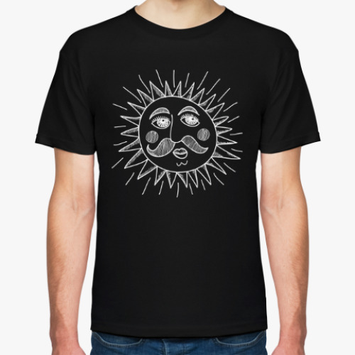 Футболка с принтом Солнце