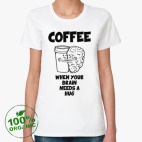 Женская футболка органик