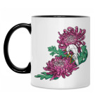 Хризантемы и череп