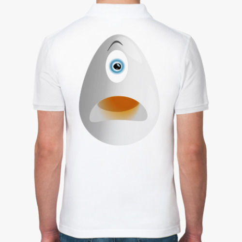 Рубашка поло с принтом Милые яйца