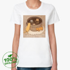 Женская футболка органик